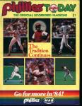 Phillies Scorecard Magazine from 1984!