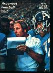 Toronto Argonauts 1975 Fact Book! Canadian FB