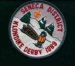 Seneca District Klondike Derby 1989! Unused!
