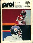 Program-Oilers vs Steelers 9/30/73 Game!