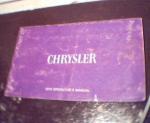 Chrysler 1975 Operators Manual! Over 60 Pgs!