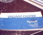 1972 Plymouth Vailant Dodge Duster Manual
