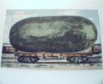 Giant Watermelon on Railroad Car!