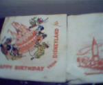 Napkins from Disneyland!Say Happy Birthday!