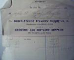 Busch Freund Brewers Supply Company 11/1908
