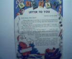 Santaland Letter to you from Santa! c1948!