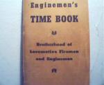 Time Book-Fireman & Engineers  1941!