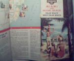 Standard Oil Map of Miami and W.Palm Beach c1950s!