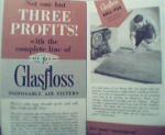 Glassfloss Disposable Air Filters from 1950s!