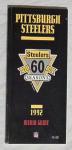 PITTSBURGH STEELERS 92 Media Guide 60th Anniv