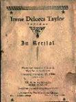 Irene Taylor Recital Ebenzer Church, Pgh Pa!