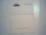 Cunard ShipStationary and Envelope from RMS Q ELIZABETH