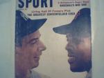 Sport-8/64 Hank Aaron and Joe DiMaggio Cover!