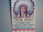 Steak House in Ghost Town Knotts Berry Farm, CA!