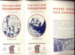 Union Pacific 1931 Vacation Suggestions flyer