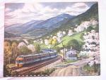 1961 CHESAPEAKE & OHIO RAILWAY CALENDER GREAT