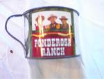 PONDEROSA RANCH TIN MUG------------VERY NICE