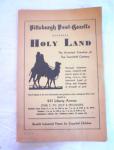 1938 PITTSBURGH POST GAZETTE HOLY LAND PROGRA