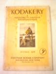 Oct,1928 Kodakery magazine for amateur