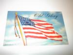 GREAT 1940's  OLD GLORY "C.T.Art-Colortone"