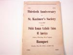 13th Anniversary St.Kazimer's Society Gp282