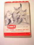 LOWE'S 1957 CAT Lovers' Calendar!