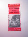 1950's Tommy Bartlett's Deer Ranch Brochure