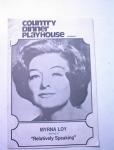 "Relatively Speaking" starring Myrna Loy