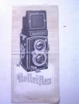 Rolleiflex Camera Brochure,c1920