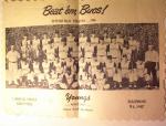 1960 Beat 'em Bucs! Paper Place Mat