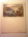 1958 R.M.S. "Queen Elizabeth" Cuncard Menu