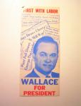 1968 George C. Wallace for President Pamphlet