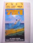 12/28/90 Blockbuster Bowl  Ticket Joe Robbie