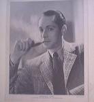 1950's Linen Photo of Franchot Tone