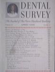 Dental Survey 4/1945 Lingual Bar Stress Breaker