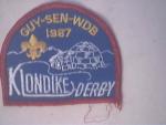 GUY-SEN-WDS 1987 KLONDIKE DERBY PATCH