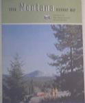 1958 MONTANA Highway Map in Color with Photos