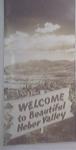 1950's Welcome to Beautiful Herber Valley Visitor Broch