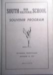 South High Vocational School 9/14/1951 Football Program