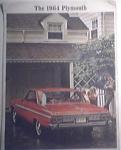 The 1964 Plymouth FURY, SAVOY Series Color Brochure