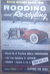 RODDING and Re-styling 11/1957 Magazine Red Rod cover