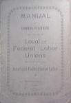 1933 Manual of Local and Federal Labor Unions