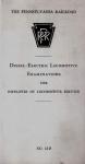 PA Railroad Locomotive Examinations; 1958