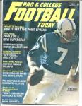 Pro & College Football/Bert Jones cov.'77