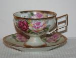 Porceline flower cup and saucer