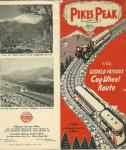 Pikes Peak Tourist Brochure CogWheel Route1920's