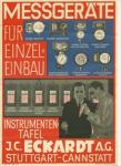 Messgerate fur einzel=einbau Pamphlet in German 1930's