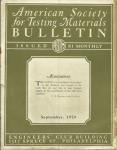 AMERICAN SOCIETY FOR TESTING MATERIALS BULLETIN 9/28