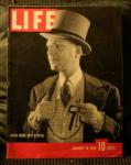 LIFE MAGAZINE JAN.16,1939 LUCIUS BEEBE COVER