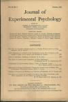 THE JOURNAL OF EXPERIMENTAL PSYCH.OCTOBER,1946